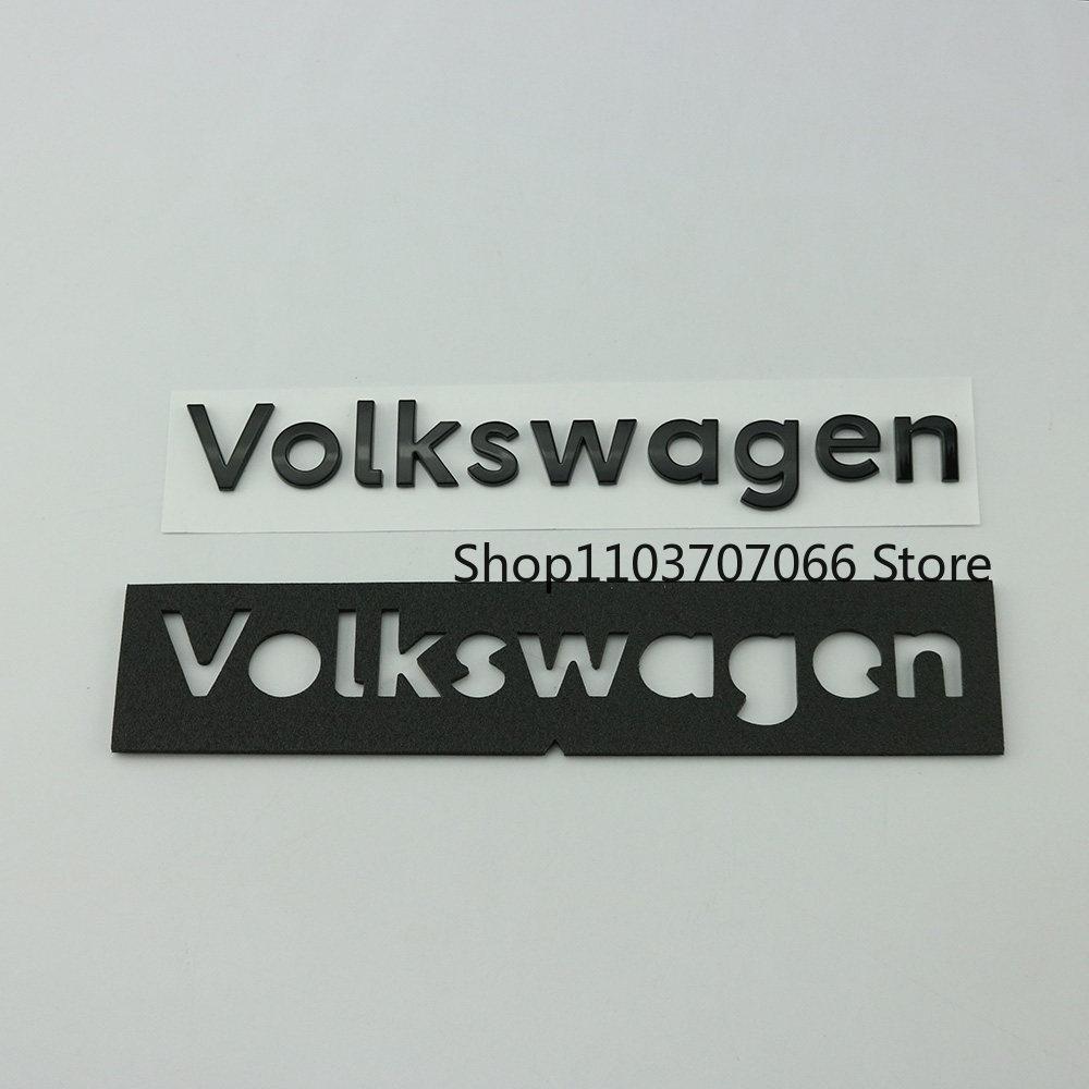 Car Abs 3D Letter Stickers VW Trunk Logo Stickers For Volkswagen dasauto T-Roc Tiguan Golf Polo ID.3 ID.4 T-Cross Jetta Scirocco