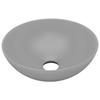 VidaXL Bathroom Sink Round Countertop Washbasin Toilet Hand Basin Kitchen Cosmetic Room Home Interior 146982