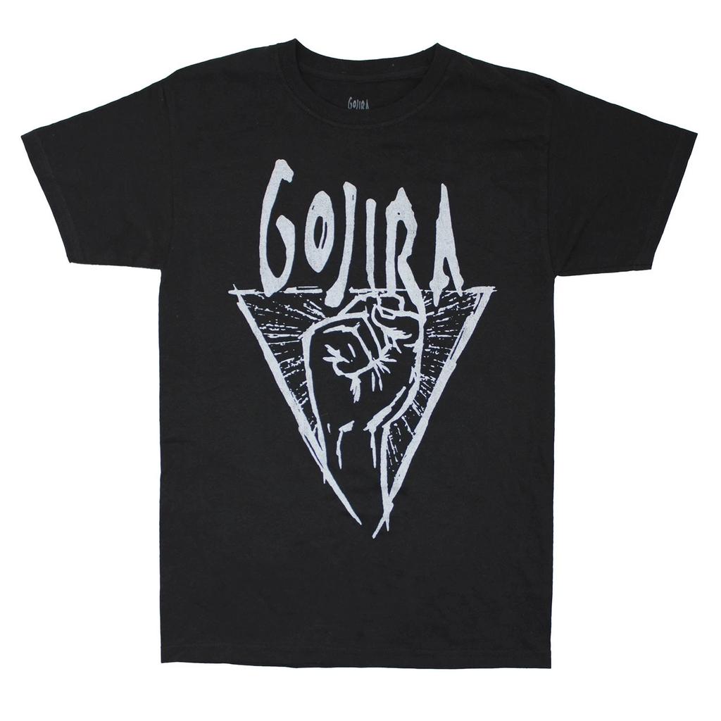 Men's Gojira Power Fist T-shirt X-Large Black