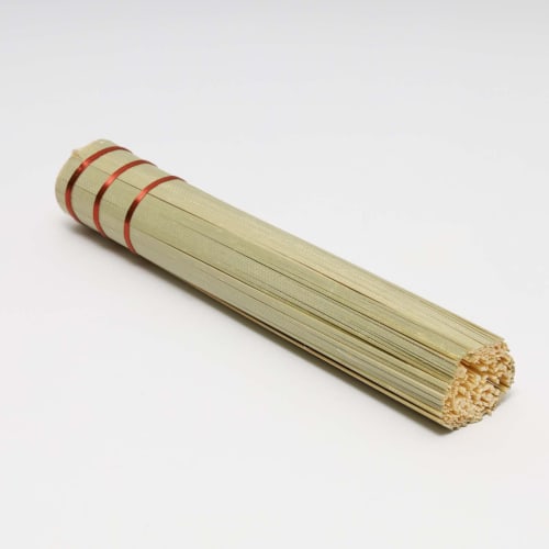 PEARL METAL Bamboo Brush, Small, for Woks and Iron Frying Pans, Delish C-1647