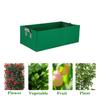 Grow Bags Non-Woven Fabric Raised Garden Bed Rectangle Planting Container Grow Bags Fabric Planter Pot For Plants Nursery Pot