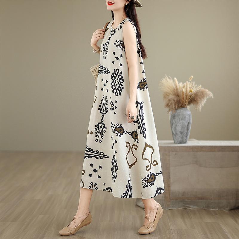 Women's Short Sleeve Cotton Dress