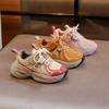 Детские кроссовки, красивые модные кроссовки для студентов, толстая мягкая подошва, 2024 г., абсолютно новые, для мальчиков и девочек, спортивная обувь, грязенепроницаемая