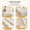 Winter Faux Rabbit Fur Flannel Bedsheet - Thick Plush Milk Velvet Coral Fleece for Dormitory Single Bed
