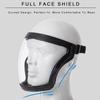 Transparent Protective Full Face Shield Oil-splash Proof Mask Splash-proof Facial Shield Protection Face Cover Kitchen Tools