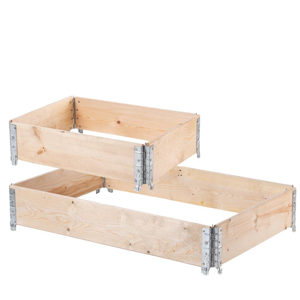 KADAX Nadstawka Paletowa 60x80cm + 120x80cm Pojemnik Na Paletę Grządka Zestaw