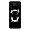 Terror Demon Smile Teeth Phone Case For Samsung Galaxy Z Flip 4 Z Flip3 5g Shell For Galaxy Z Flip Hard Cover Couqe