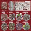 22 Stickers Per Pack Spooky Town 7.0 Series Miniature Scene Collection Micro-horror Themed Creative 3D Fun DIY Stickers