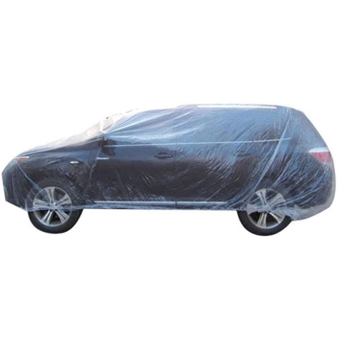 Car Cover - Universal - 380x660 Cm - Waterproof PVC - Rain Protection - Transparent