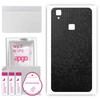 apgo Protective Skin Sticker for the Back Compatible with Vivo V3, Wrap Film, Foil, Vinyl - Pattern Black Honeycomb