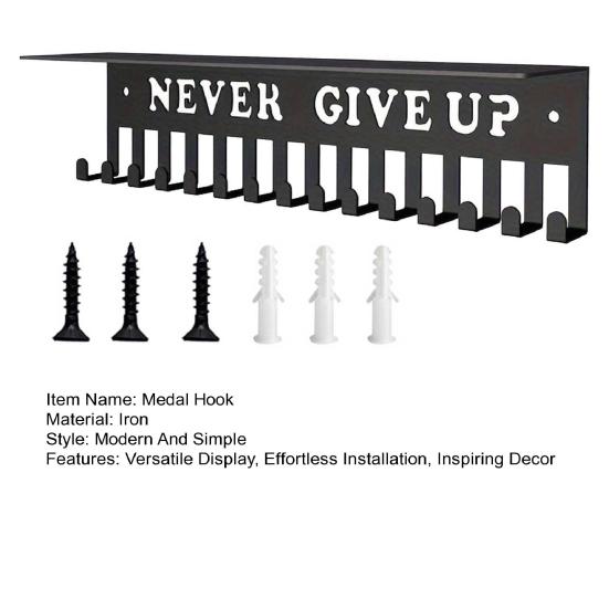 Держатель медали, металлический крючок для медалей, подставка для наград, трофеев и достижений, настенный органайзер