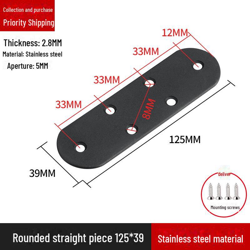 Кронштейн для полок L-образной формы из нержавеющей стали, соединитель под прямым углом 90 градусов