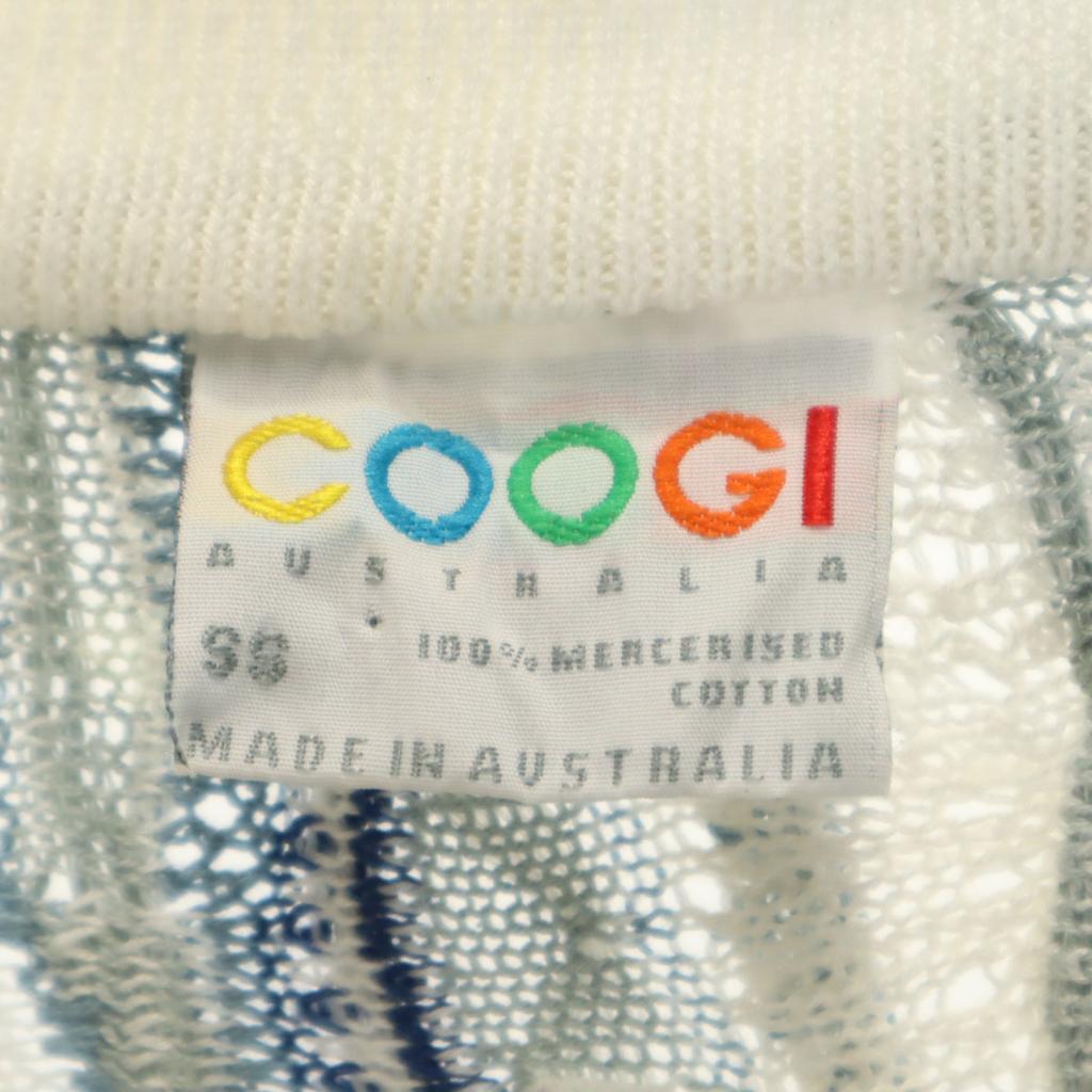 Coogi 90s Australian Made Old Overall Handle Long Sleeve Shawl Collar 3D Knit Cardigan Men's Used