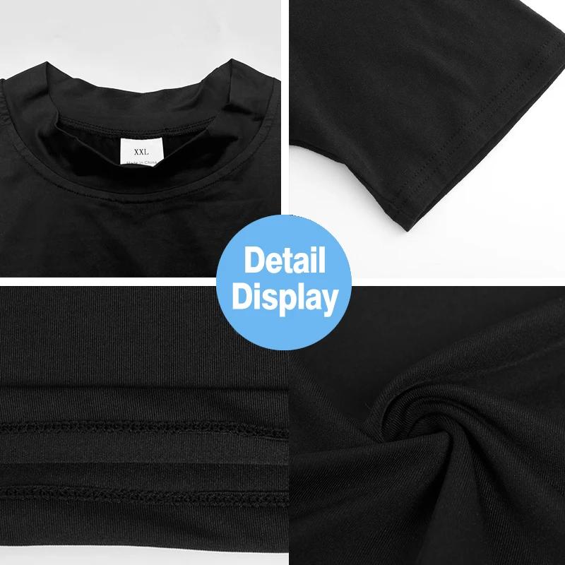 Muscleguys Мужские футболки для бега Летние компрессионные футболки для баскетбола Мужская майка Спортивная одежда Мужские быстросохнущие топы для фитнеса с высоким воротом