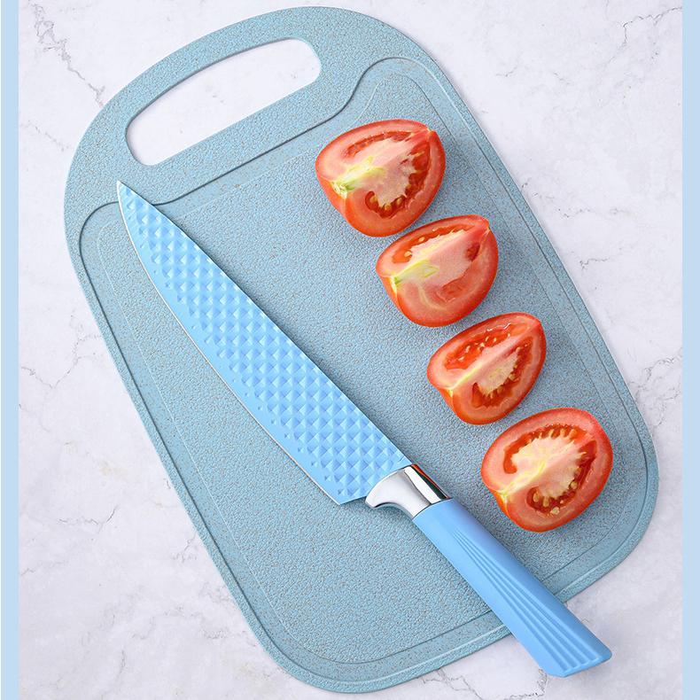 Красочный нож с антипригарным покрытием, алмазное зерно, универсальный нож шеф-повара, фруктовый нож, нож для хлеба, универсальный нож, фруктовый нож