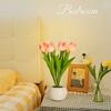 White LED Tulip Small Night Lamp Bedroom Bedside Ambience Light Simulation Bouquet Decoration Table Lamp Creative Gift Pink