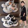 Children's Sandals Boys 2025 New Summer Girls Summer Hollow Baby Boys Sandals Bag Head Sandals Beach Shoes