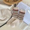 Женские осенне-зимние утолщенные теплые носки до середины голени из шерсти, удобные, с яркой индивидуальностью