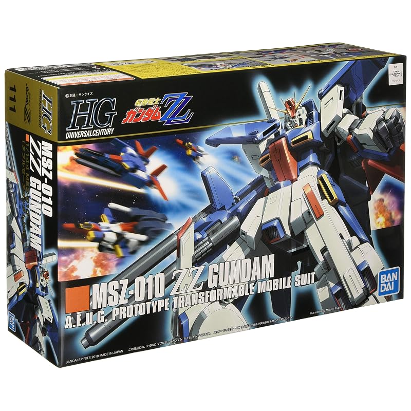 BANDAI SPIRITS HGUC 1/144 ZZ Гандам (Мобильный костюм ZZ Gundam)