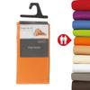 Fitted Sheet - 100% Cotton - Orange - 160x200 Cm - 57 Threads - Plain