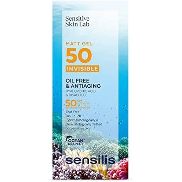 Невидимый антивозрастной гель SPF50+ - SENSILIS - 40 мл - Нежирный - Защита от солнца - Для взрослых