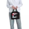 Jaws Halloween Horror Movie Insulated Lunch Bag for Women Office Cooler Thermal Food Box Tote Leakproof Lunch Boxes Container