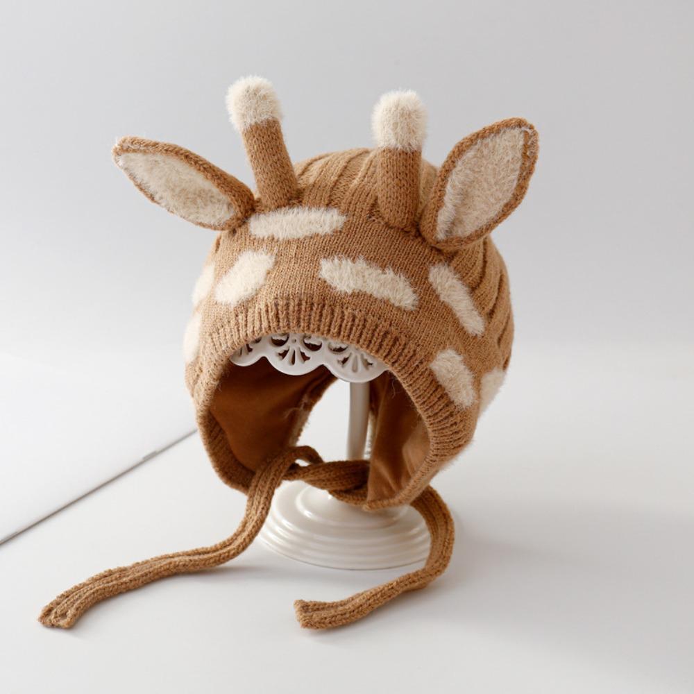 Warm Cartoon Baby Hat Cotton Girl's Ear Protection Cap Cute Baby Cap Winter