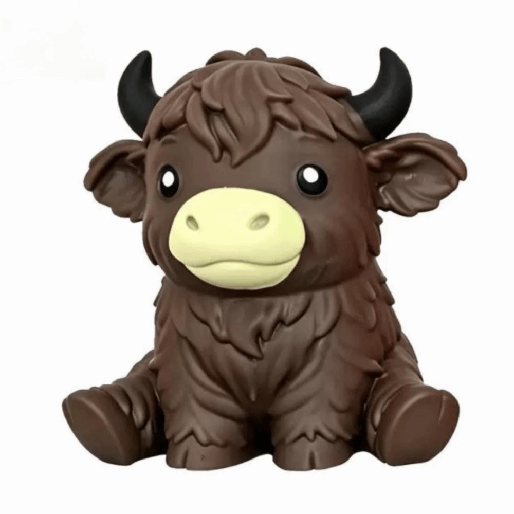 Squeeze Highland Cow Squishies Toy Slow Rebound Highland Cow Sensory Toy Kids Gifts