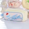 Handheld Korean Fruit Pencil Case Fruit Cherry Cake Print Pencil Pouch  Office