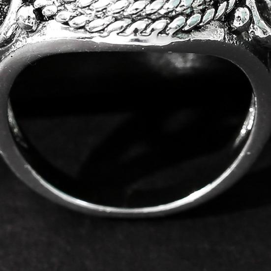 Женское кольцо изысканное искусственное бирюзовое цветное винтажное женское кольцо в винтажном стиле украшение на палец