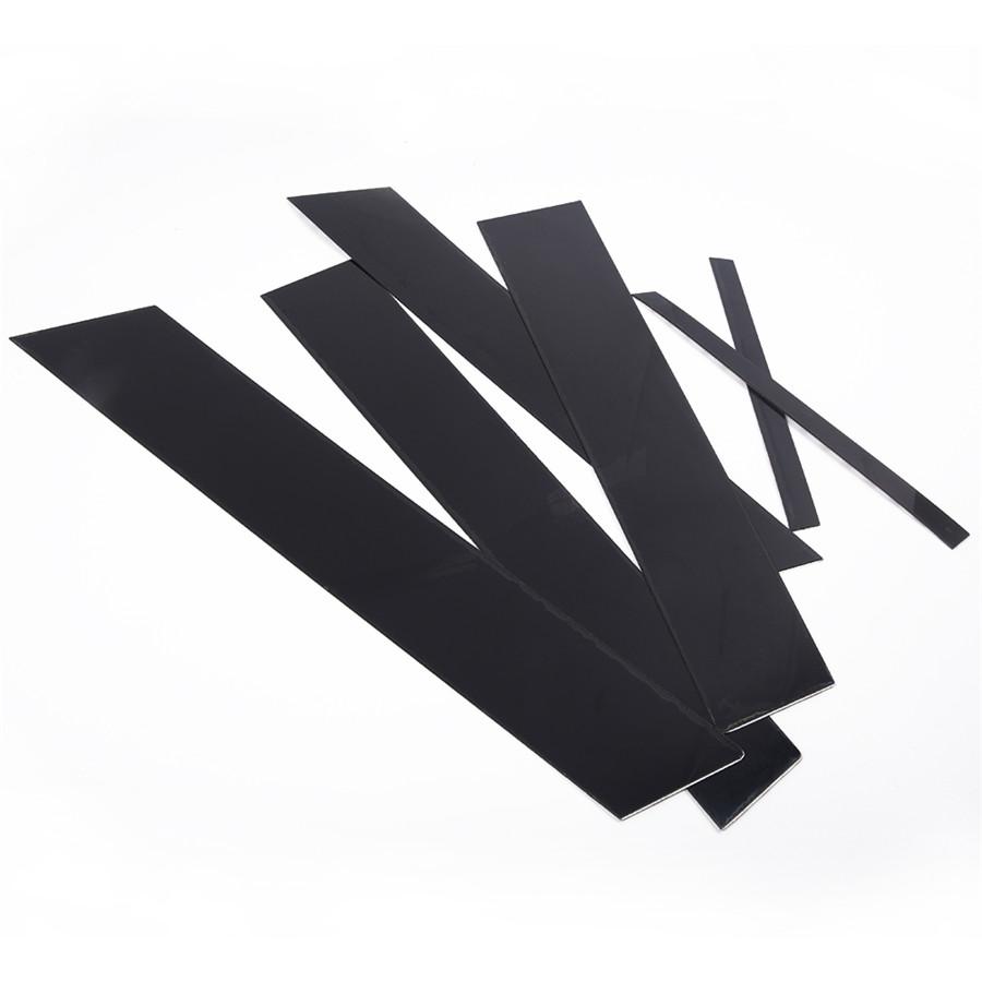 This Listing Is for One Set of Black Pre-cut Pillar Posts Molding Protector Trims Specially Designed for Honda Accord 2013-2017 .