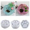 Неправильная форма DIY Drip Glue Mold Cat Claw Flower Pot Silicone Form Home Decoration Decorations