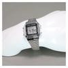 Casio Серия STANDARD ретро мода повседневный простой легкий металл классический маленький квадрат водонепроницаемый механизм кварцевый механизм нержавеющая сталь A178WA-1AJH