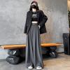 Women's Autumn Suit Wide-leg Pants, with An Autumn Feel, Drapey, High-waisted, Slim-fit, Straight-leg Casual Pants.