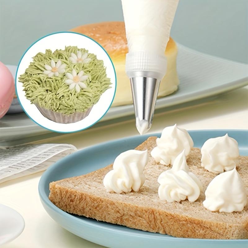 3pcs Grass Icing Nozzles Set, Cake Decorating Tips Piping Nozzles, Stainless Steel Pastry DIY Baking Tools