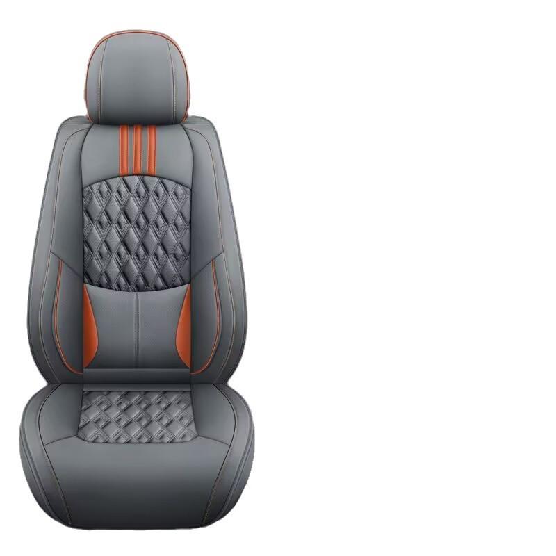 Nappa Leather Full Surround Seat Cushion Set for Five-Seat Cars, Universal Four-Season Car Seat Covers