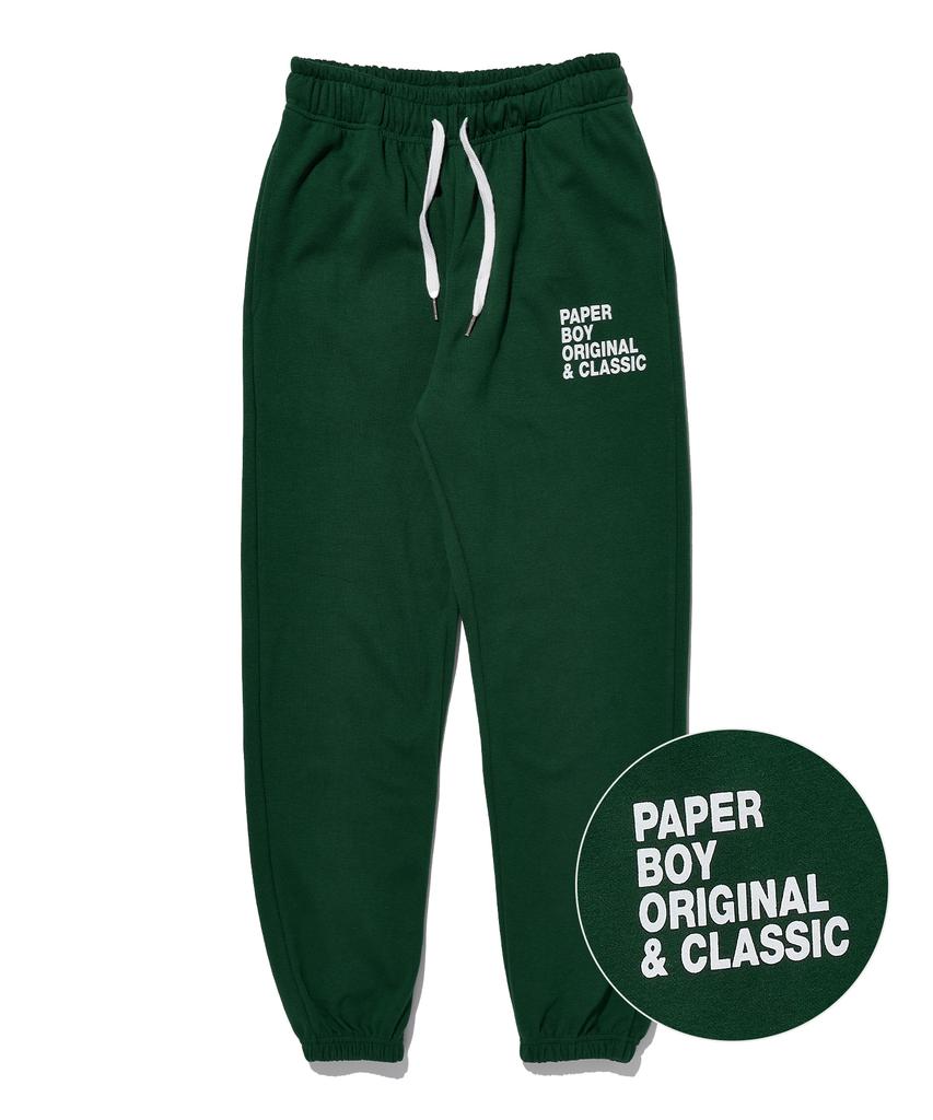 PAPERBOY Classic Sweatpants - Green