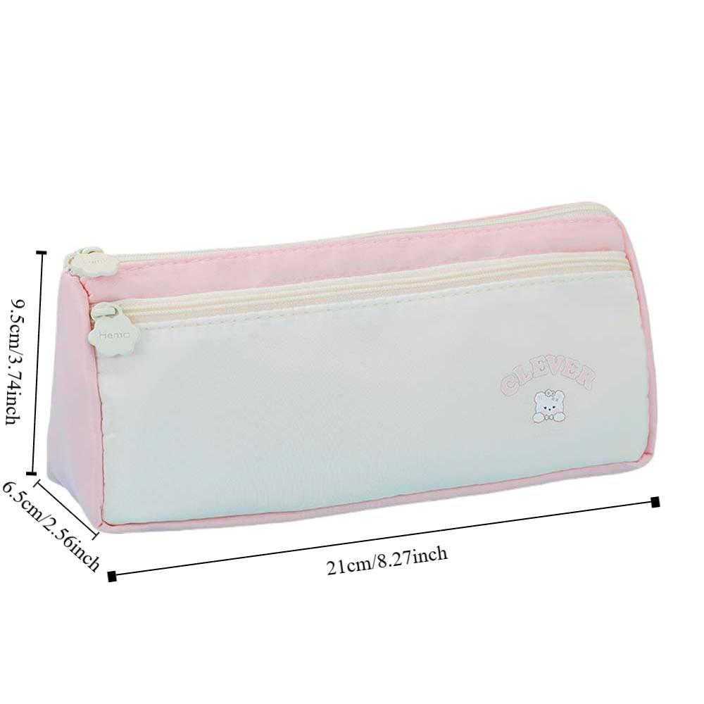 Large Capacity Y2K Stationery Bag Desktop Storage Ins Pencil Pouch Cute Korean Pencil Case  School