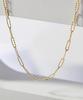 Helene Jewelry 14K 18K Nemo Square Chain Gold Necklace (Type B)
