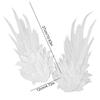 Сказочное перо Вышивка Край Зажим Косплей Лолита Заколка для волос Аксессуары для волос Крыло Головной убор Девушка