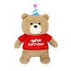 Коктейльная шляпа Happy Birthday 19 Bear Ted Plush Toy, 30см, Разные цвета, Популярные игрушки для корейских детей
