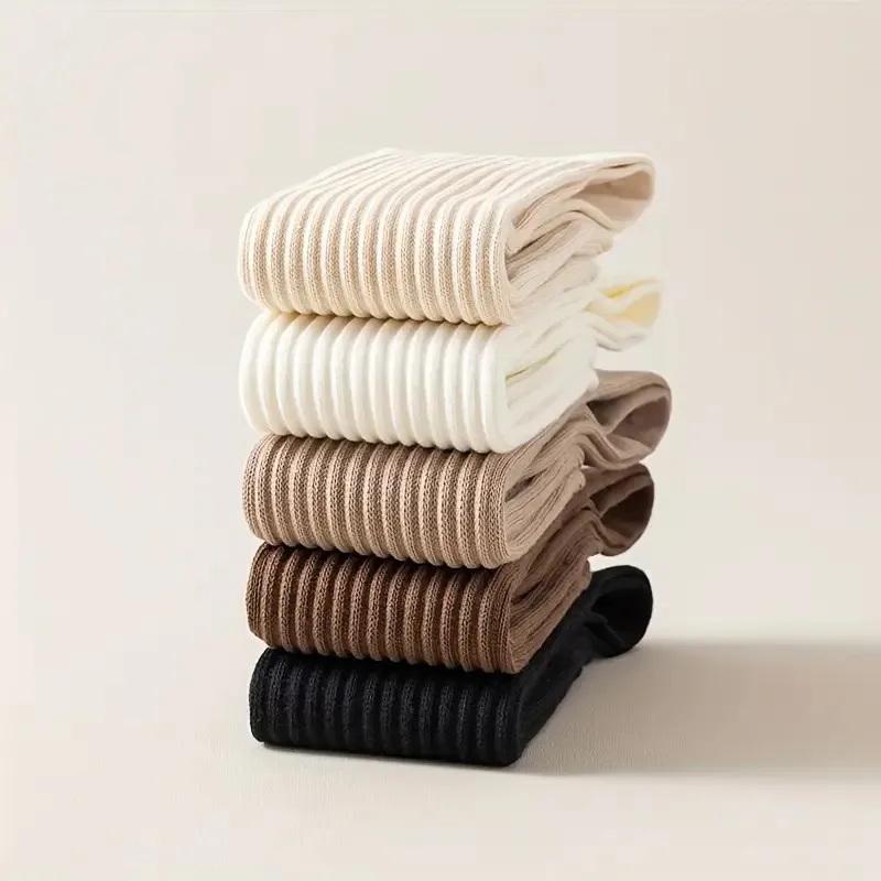 1 пара женских однотонных осенне-зимних гольфов до икры, удобных, теплых, формирующих стройные ноги, модных в университетском стиле, повседневных носков