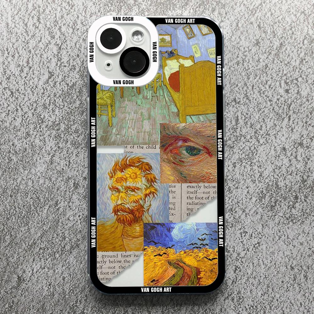 Чехол для телефона с картиной Ван Гога для Samsung Galaxy S10 S20 S21 S22 S23 S24 FE Plus Ultra Note 20 Мягкий чехол