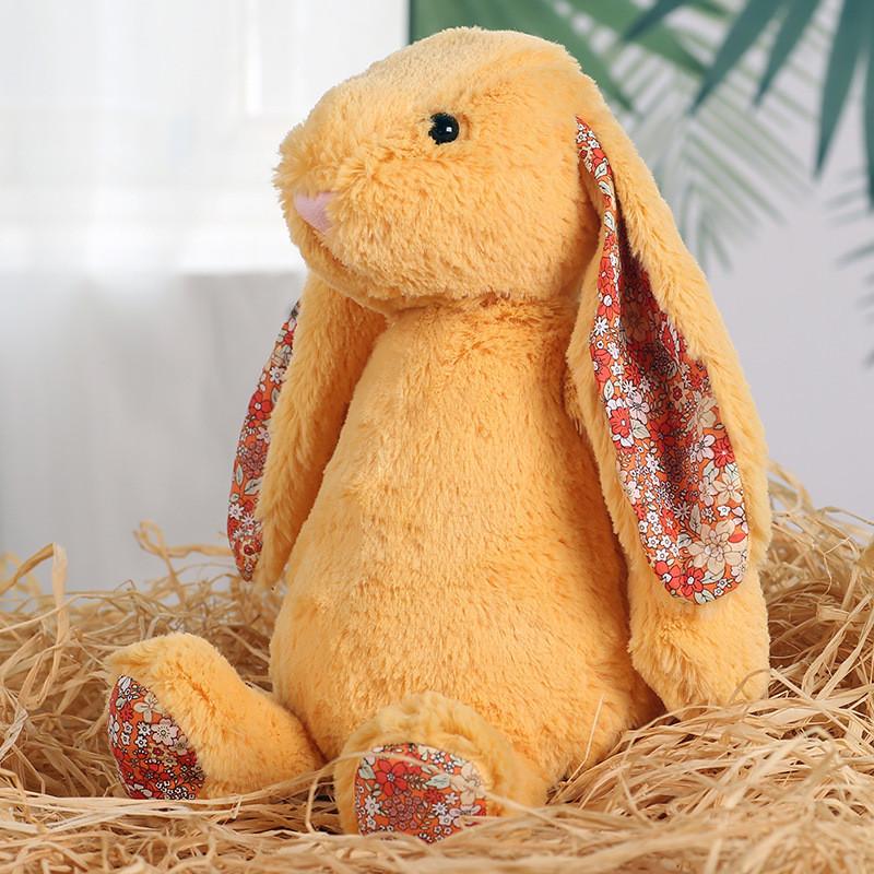 Плюшевая игрушка Цветочный Кролик с коротким мехом для детей и в подарок