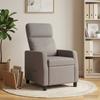 Recliner Chair Taupe Fabric