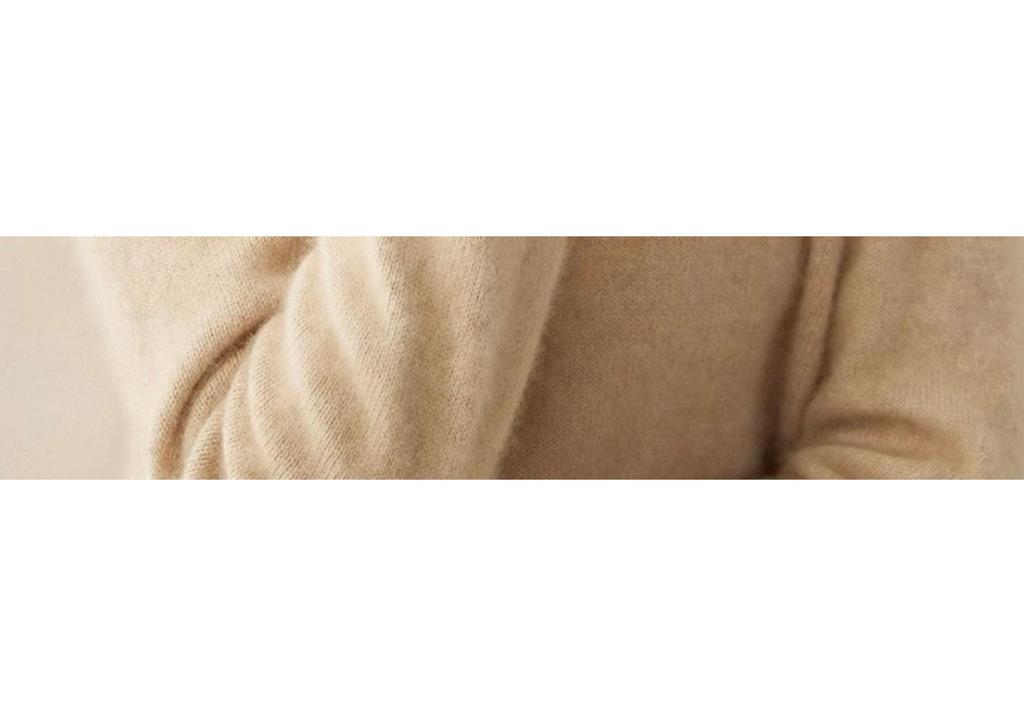 100% Cashmere Women's High Neck Slim Fit Sweater - Autumn/Winter Fashion Versatile Base Layer