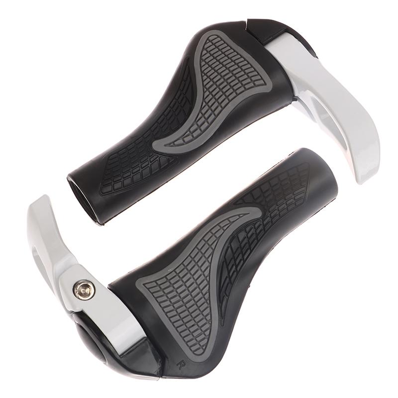 Ручка для горного велосипеда из овечьего рога, противоударная и пылезащитная резиновая ручка для велосипеда, двусторонний блокирующий аксессуар