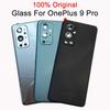 For OnePlus 9 Pro Battery Cover Glass Panel Rear Door Housing Oneplus 9Pro Back Cover With Camera Lens With CE