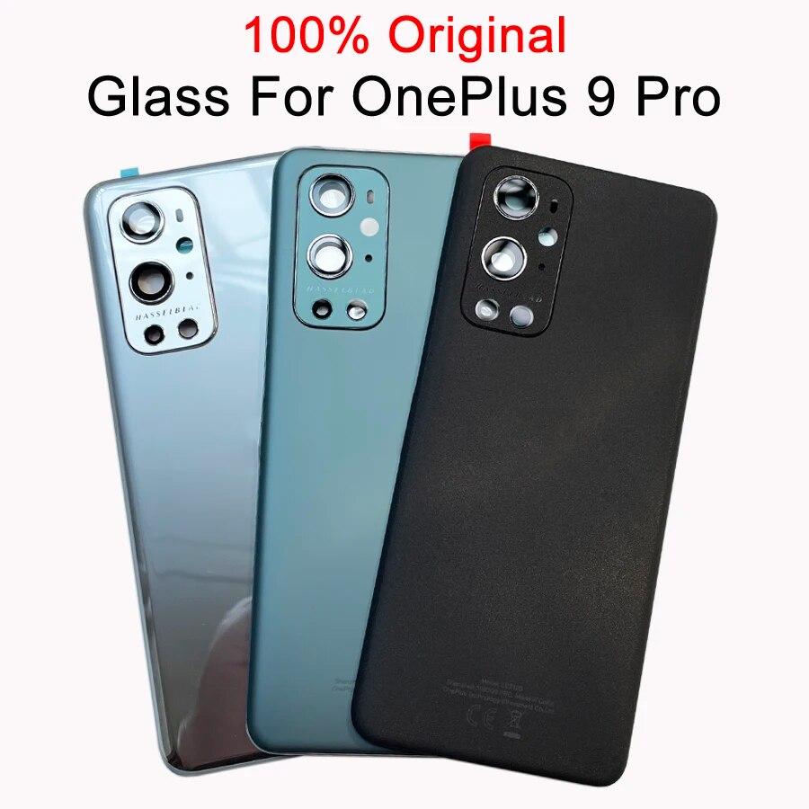 For OnePlus 9 Pro Battery Cover Glass Panel Rear Door Housing Oneplus 9Pro Back Cover With Camera Lens With CE