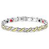 Adjustable Magnetic Rhinestone Bracelet: Trendy, Colorful, Detachable Fashion Accessory.